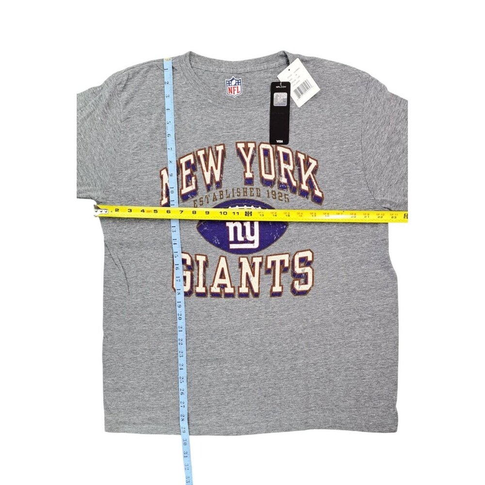 New York Giants T-Shirt NFL Grey Size Men Medium Football New With Tags NY Gray - Picture 7 of 7
